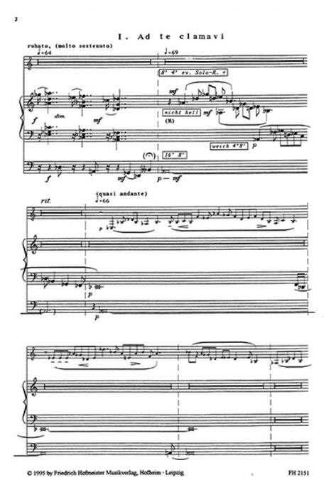 Quattro intonazioni per corno e (grande) organo