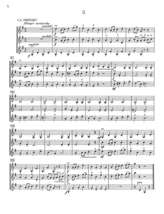 Music For Three Seven easy pieces for three violins (1st position)
