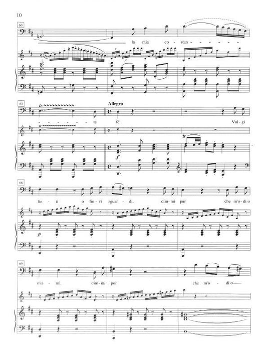 Per questa bella mano K.612 Arie für Baß, obligaten Kontrabaß und Orchester K.612