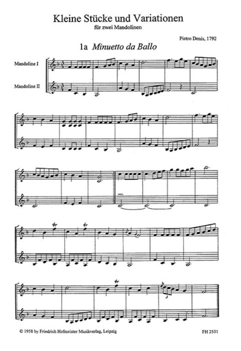 Kleine Stücke und Variationen