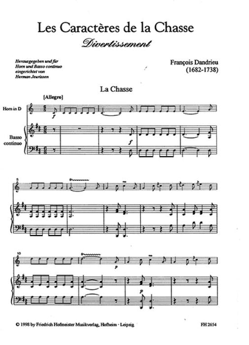 Les Caractères de la Chasse Divertissement