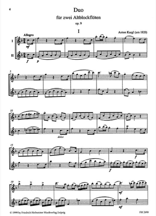 Duo op. 9 op. 9 op. 9