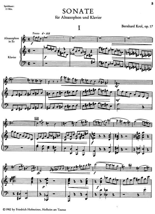 Sonate op. 17 op. 17