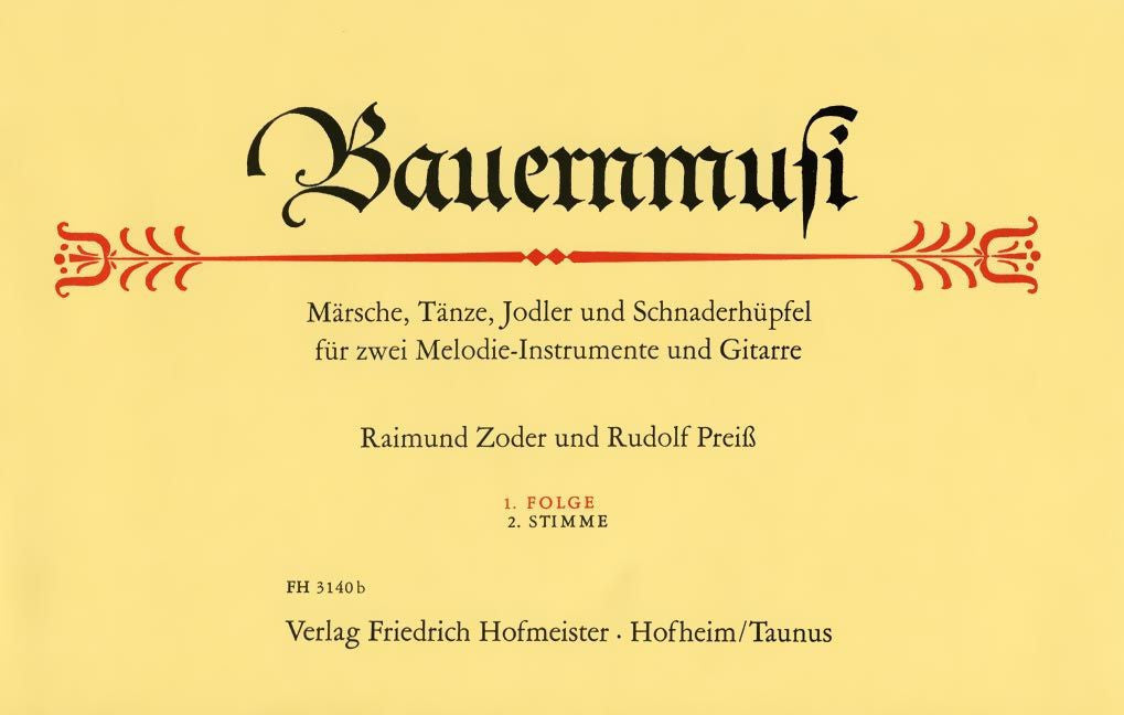 Bauernmusi (1. Folge) Märsche, Tänze, Jodler und Schnaderhüpfel