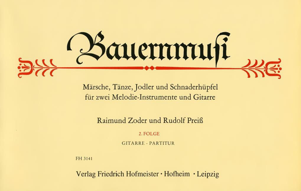 Bauernmusi (2. Folge) Märsche, Tänze, Jodler und Schnaderhüpfel