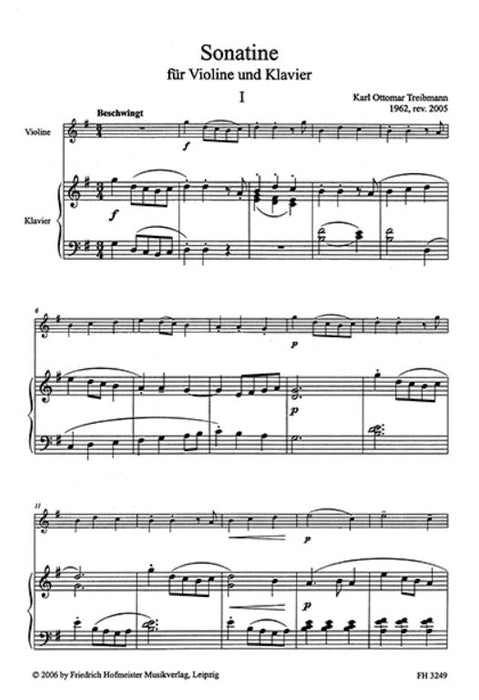 Sonatine für Violine und Klavier