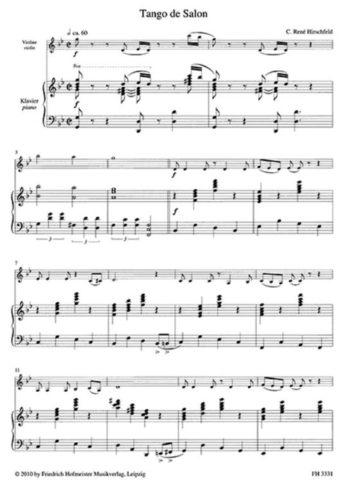 Tangos & Milongas 2 Vol. 2 für Violine und Klavier Vol. 2