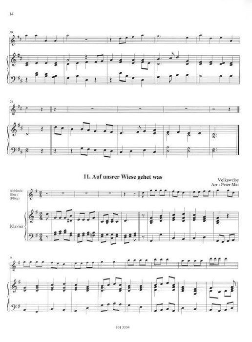 Der Mond ist aufgegangen 20 Kinder- und Volkslieder