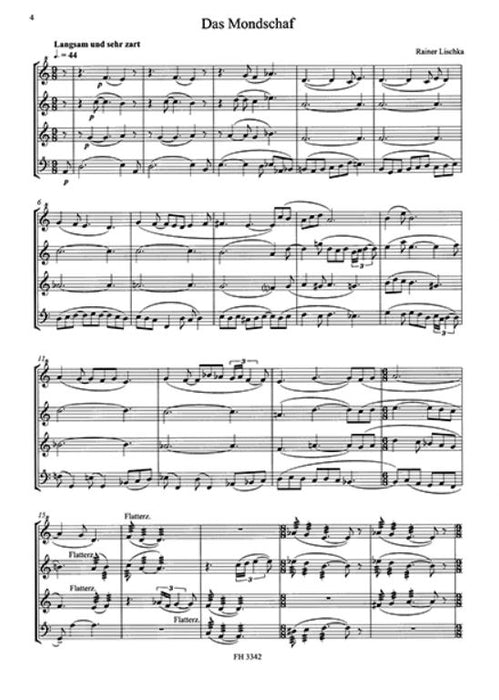 7 Galgenlieder für 4 Blockflöten