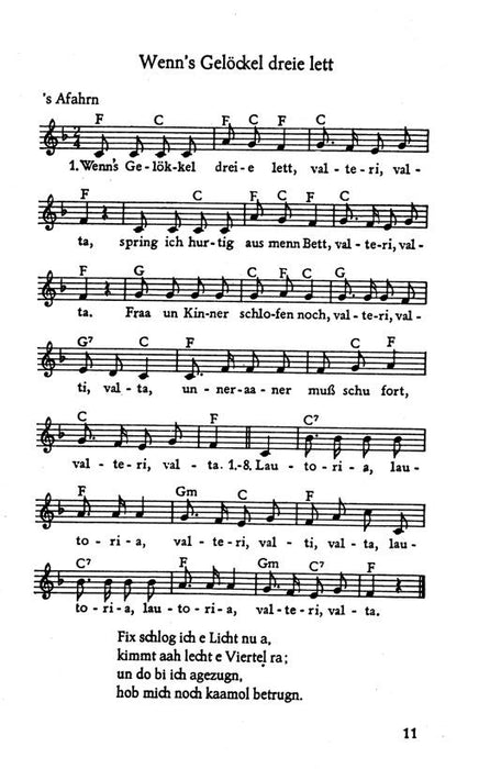 Dr Vugelbeerbaam Alte und neue Lieder in erzgebirgischer Mundart