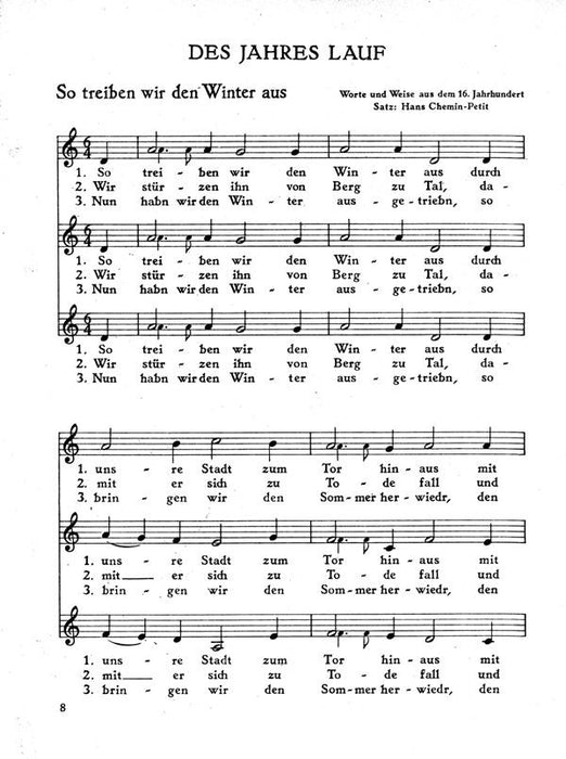 Wir singen Vol. 2 Chorbuch für gleiche Stimmen Alte Volkslieder in neuen Sätzen Vol. 2