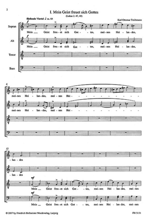 Ich will dem Herrn singen Motettenzyklus