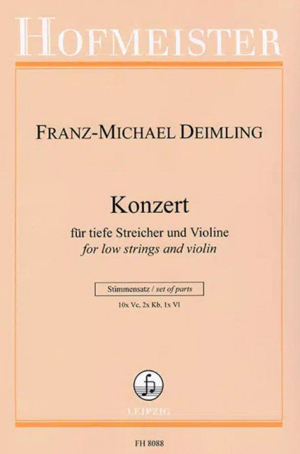 Concert for low strings and violin