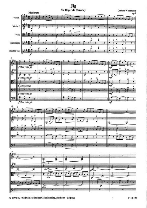 Jig, Air and Reel op. 9 Three Pieces for Strings op. 9