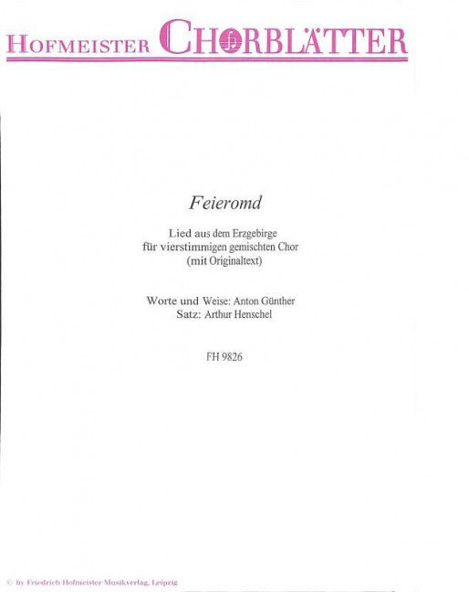 Feieromd De Sonn steigt hintern Wald drübn nei