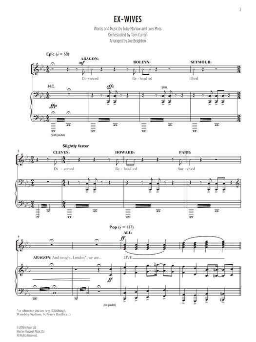 SIX: The Musical Songbook