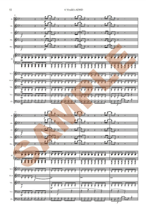 Veneziana for chamber ensemble and piano (2021-2022)