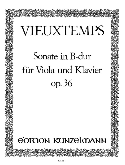 Viola Sonata in B flat Major Op.36