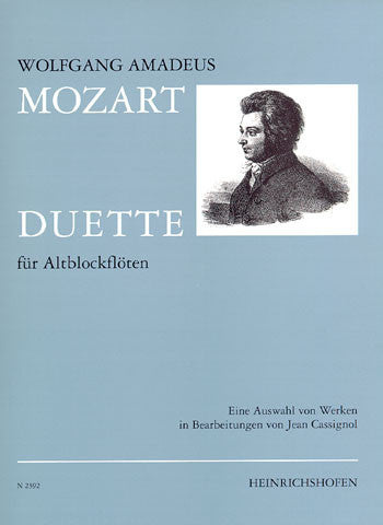 Duette für Altblockflöten Eine Auswahl von Werken