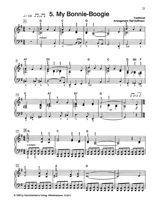 Popular Styles for Piano Vol. 1 Boogie Woogie & Blues Vol. 1