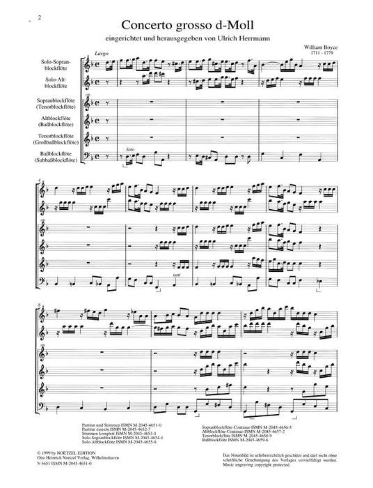 Concerto grosso d-Moll