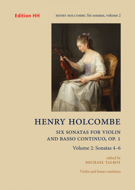 Six Sonatas 2 op. 1 Vol. 2 for Violin and Basso Continuo op. 1 Vol. 2