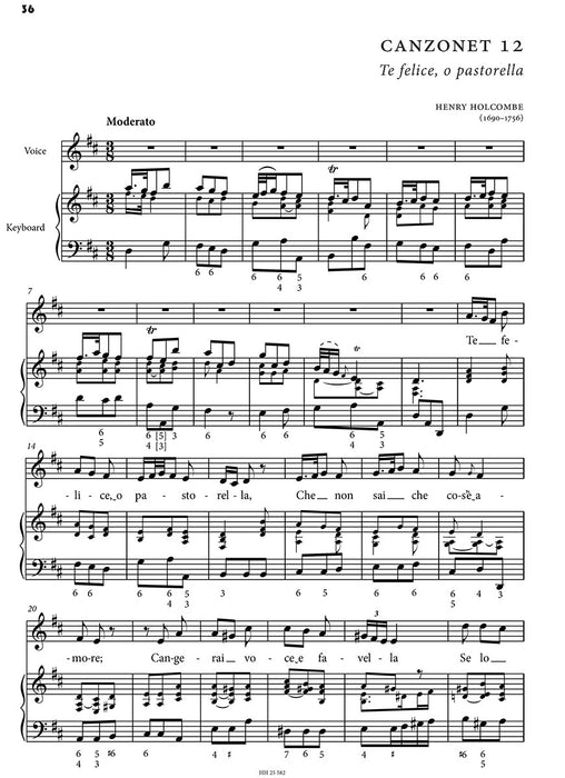 Twelve Italian Canzonets