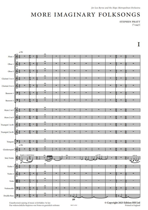 More Imaginary Folksongs