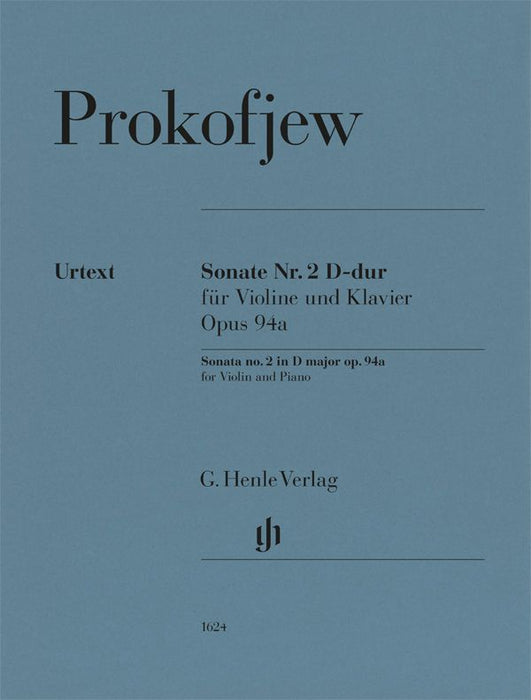 Violin Sonata no. 2 in D major op. 94a