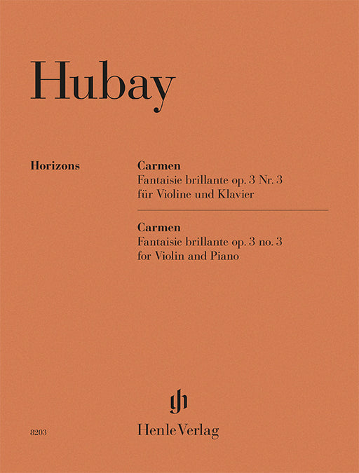 Jenő Hubay: Carmen – Fantaisie brillante op. 3 no. 3 cover