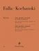 Manuel de Falla: Suite populaire espagnole cover