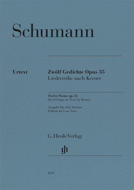 Twelve Pieces op. 35 op. 35 Set of Pieces on Texts by Kerner op. 35 low