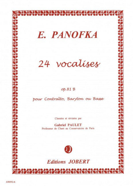 24 Vocalises op. 81 B op. 81 B