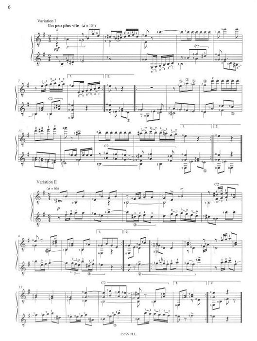 Souvenir de Russie Op.63 Fantaisie pour deux guitares