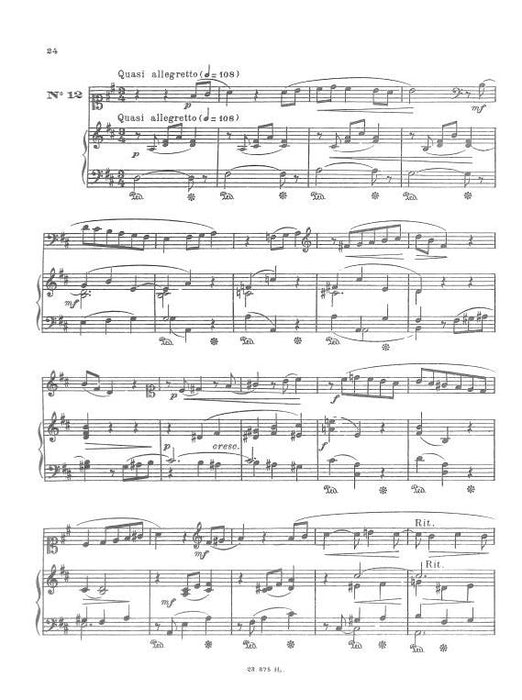 Seize leçons de solfège avec accompagnement de piano