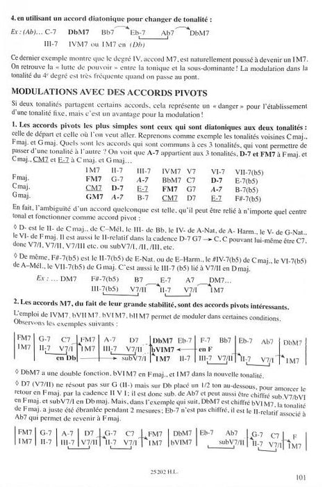 Clés pour l'harmonie A l'usage de l'analyse, l'improvisation et la composition