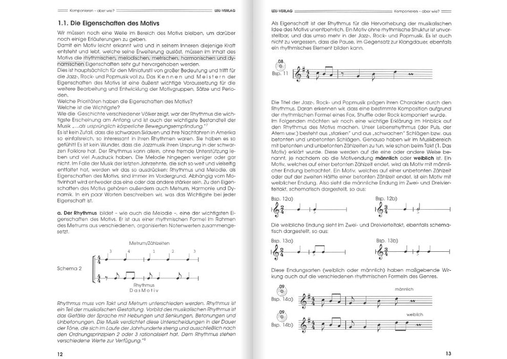 Komponieren - aber wie!? Kompositionstechnik für Rock, Pop, Jazz