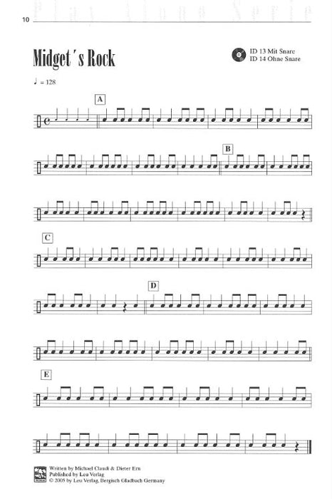 Play Along Serie Drums - Snaredrum