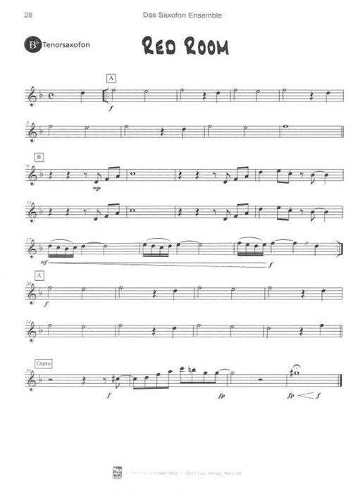 Das Saxofon Ensemble