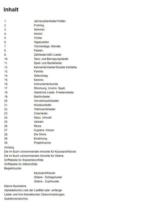 Grundschul-Liederbuch 1 Vol. 1 1. und 2. Schuljahr Vol. 1
