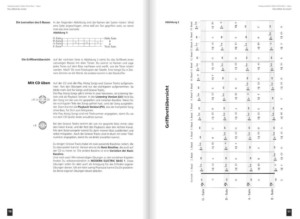 Modern Electric Bass Basics Vol. 1 Die neue Schule für Elektrobass Vol. 1