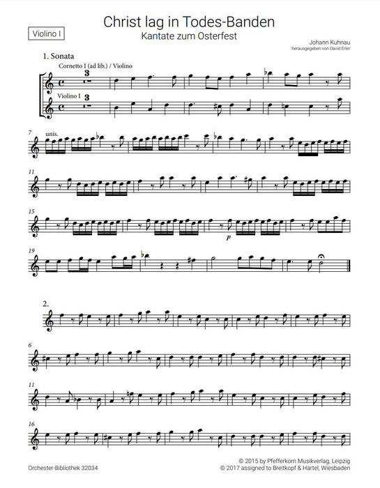 Christ lay by death enshrouded Cantanta for Easter