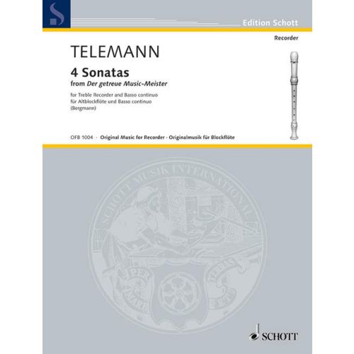 4 Sonatas from "Der getreue Music-Meister"