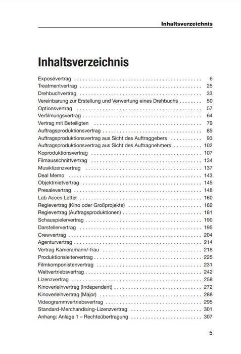 Filmrecht - die Verträge Professionelle Musterverträge für das Kino- und TV-Geschäft
