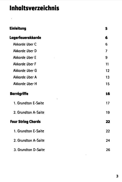 Guitar Fitness Grifftabelle Der optimale Zugriff auf alle wichtigen Gitarrenakkorde Alle relevanten Griffbilder sofort im Blick