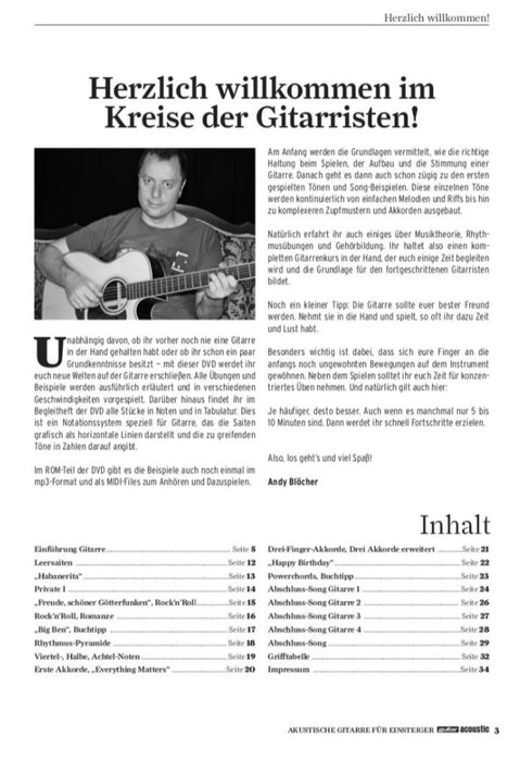 guitar acoustic - Akustische Gitarre für Einsteiger Gitarre spielen leicht gemacht – der perfekte Einstieg