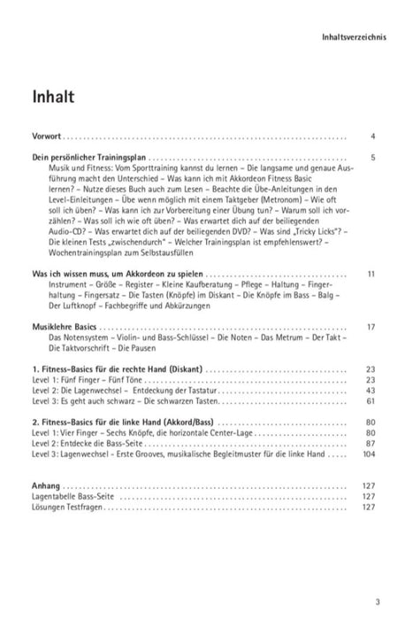 Akkordeon Fitness 1 Vol. 1 Dein individueller Trainingsplan für schnellen Erfolg Das 10-Minuten-Training für besseres Akkordeon Spiel Vol. 1