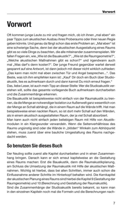 Studio Akustik Konzepte für besseren Klang