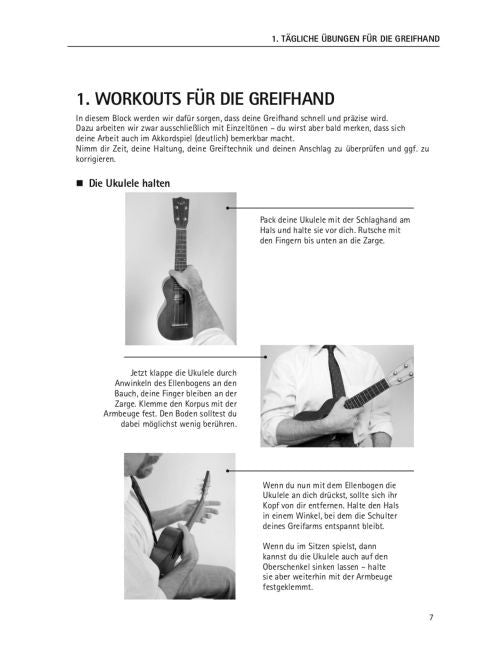 Ukulele Fitness Dein individueller Trainingsplan für schnellen Erfolg Das 10-Minuten-Training für besseres Ukulelespiel
