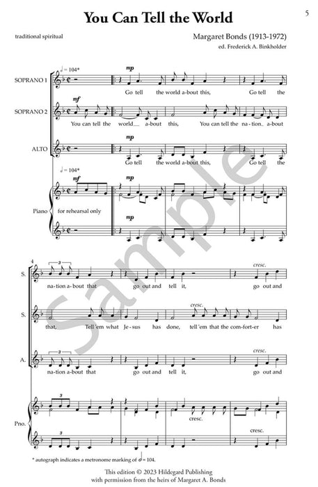 You Can Tell the World